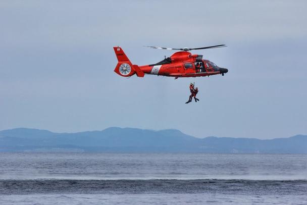 US Coast Guard Conducting Search & Rescue Trainin