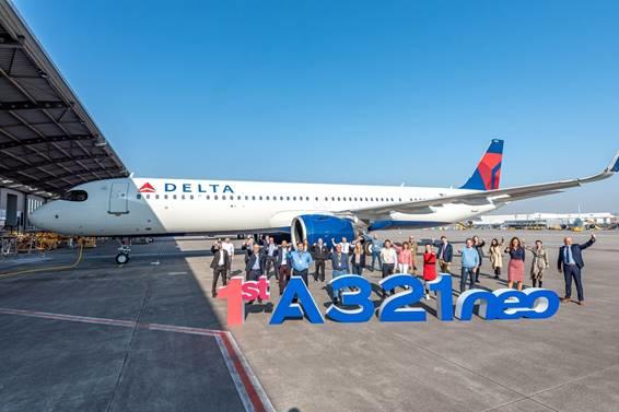 Delta Air Lines receives its first A321neo